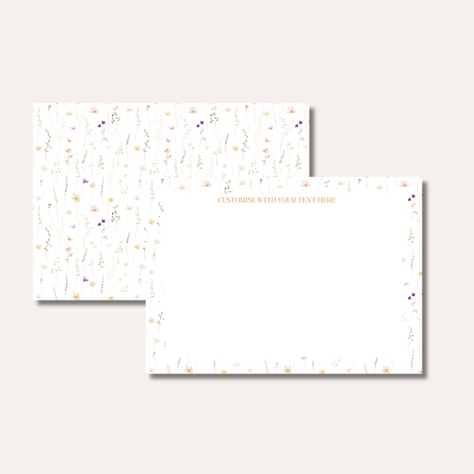 A6 Notecard- Soft Wildflower