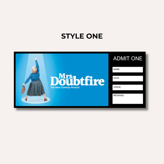 Theatre Gifting Experience- Mrs Doubtfire