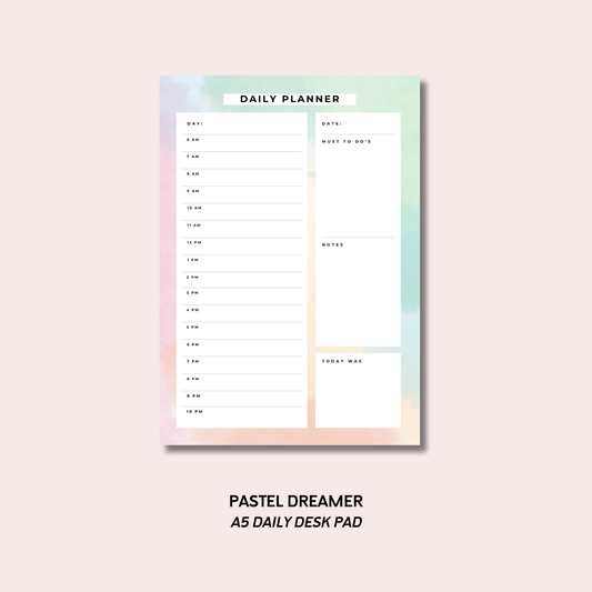 Pastel Dreamer A5 Daily Desk Pad