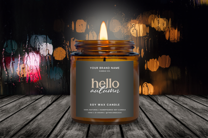 Candle Label- Set 7