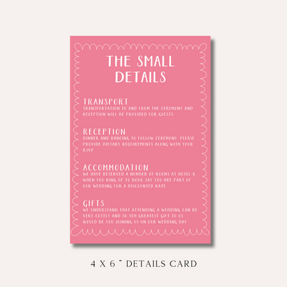 Bonnie Pink Details Card