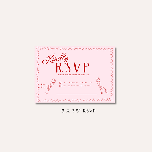 Bonnie Pink RSVP Card
