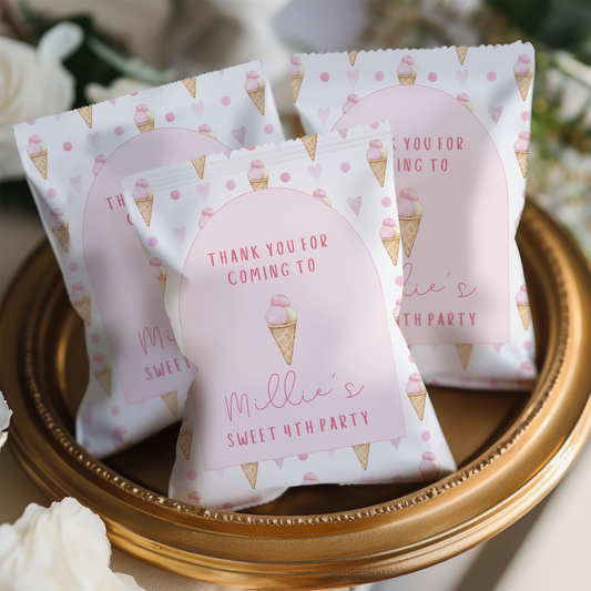 Ice Cream Sundae Crisp Packet