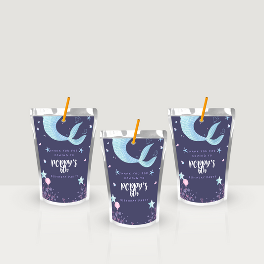 Magical Mermaid Capri Sun Juice Label