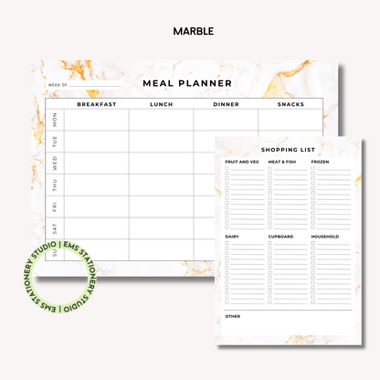 Meal Planning Duo: Weekly Meal Planner and Grocery List