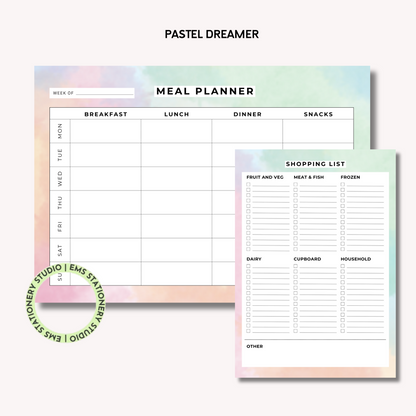 Meal Planning Duo: Weekly Meal Planner and Grocery List