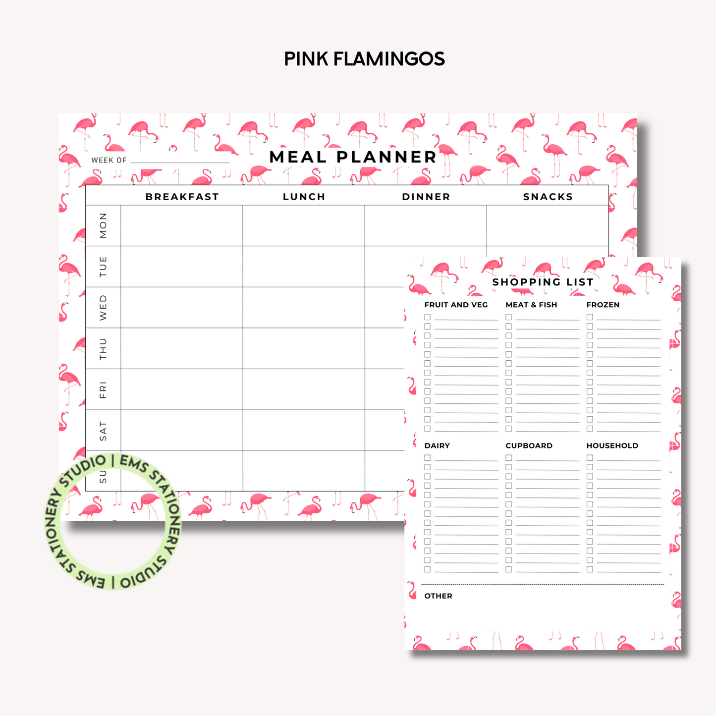 Meal Planning Duo: Weekly Meal Planner and Grocery List