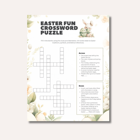 Easter Crossword Puzzle