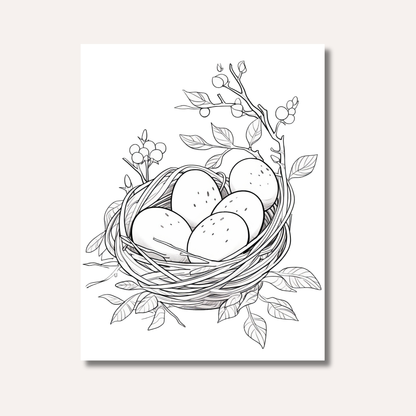 Easter Colouring Book