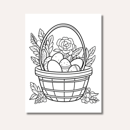 Easter Colouring Book