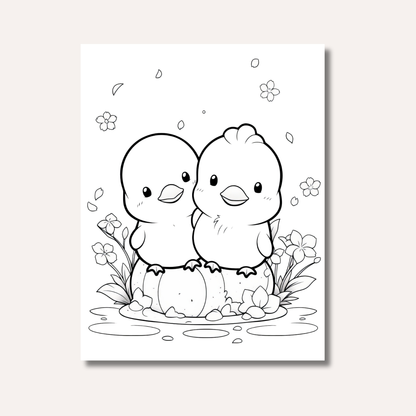 Easter Colouring Book