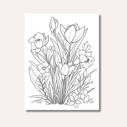 Easter Colouring Book