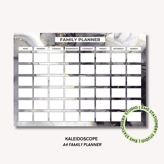 Kaleidoscope- A4 Family Planner