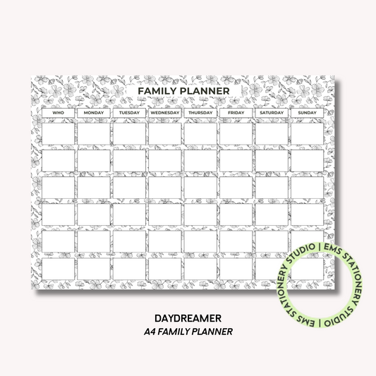 Daydreamer- A4 Family Planner