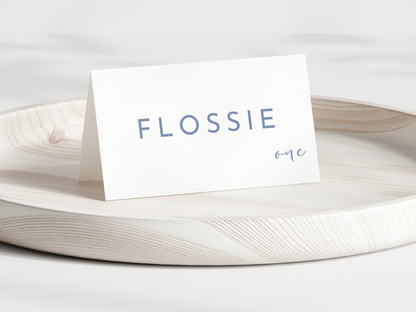 Flossie Place Card