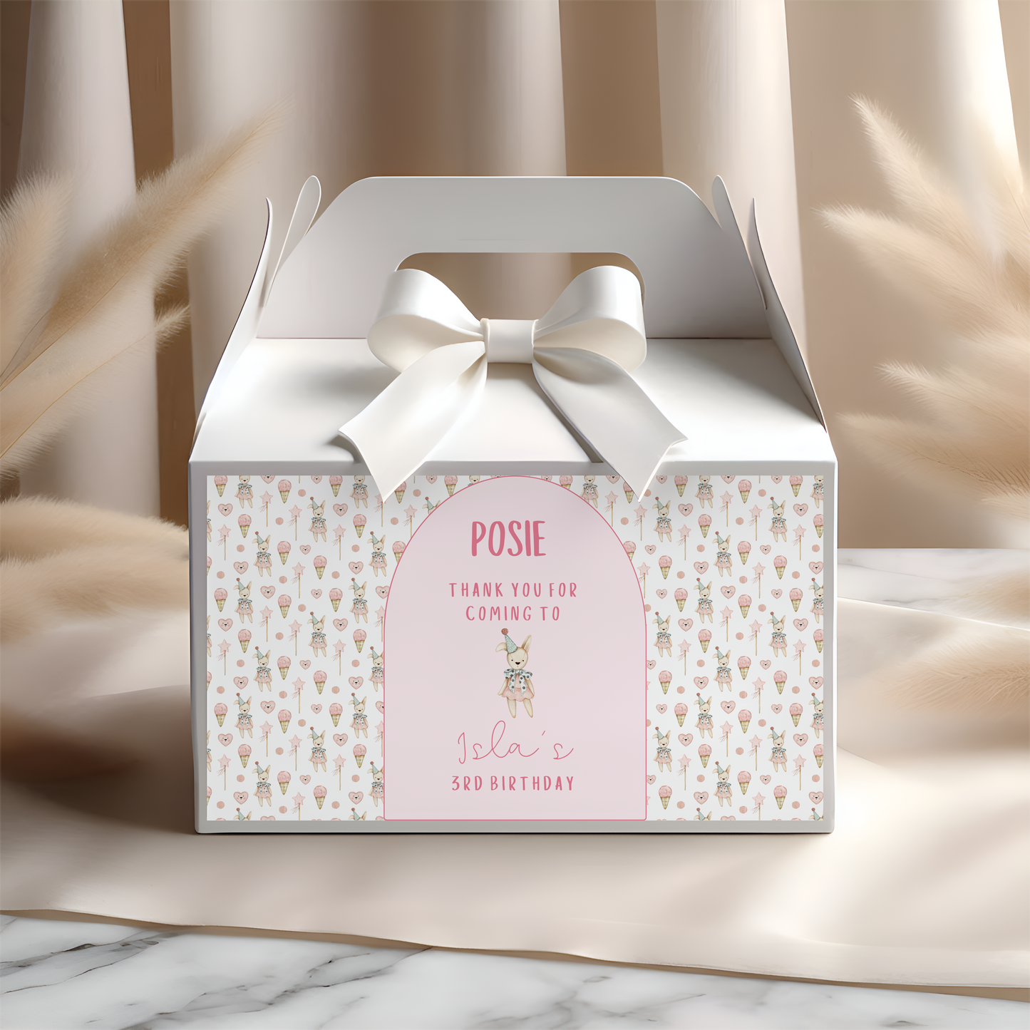 Bunny Gable Box Label