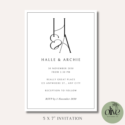 Halle Invitation Bundle