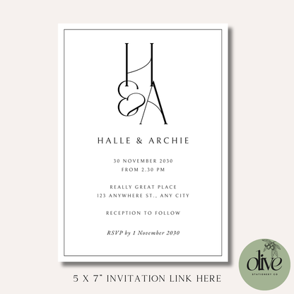 Halle Invitation Bundle