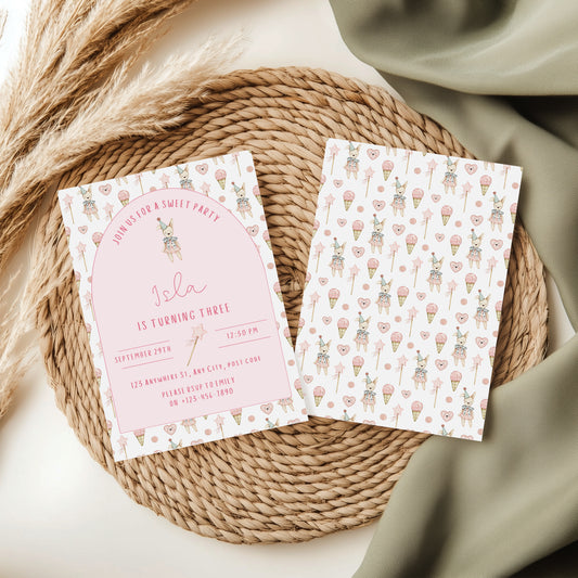 Bunny Party Invitation