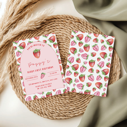 Berry Party Invitation