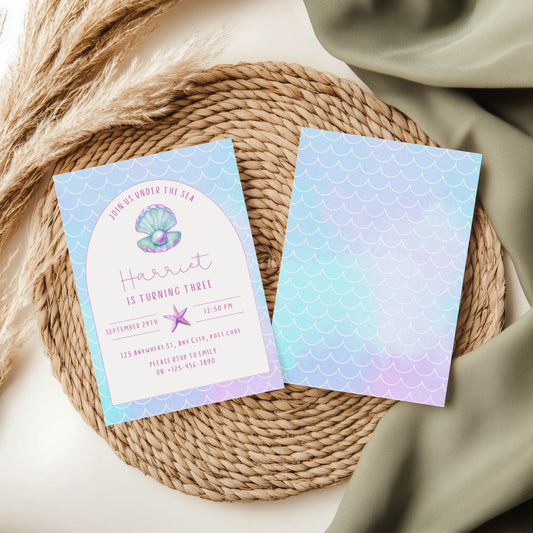 Pearl Party Invitation