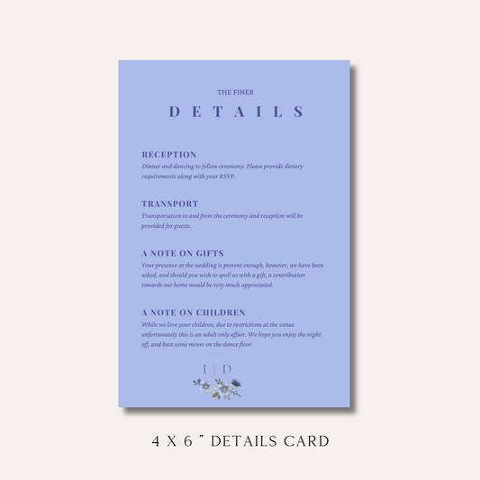 Isla Details Card