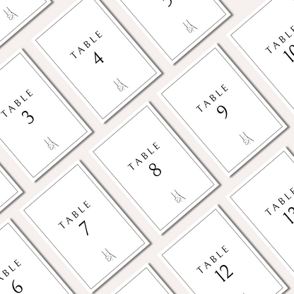 Table Numbers- Halle