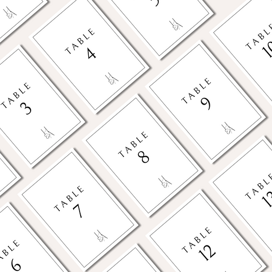 Table Numbers- Halle