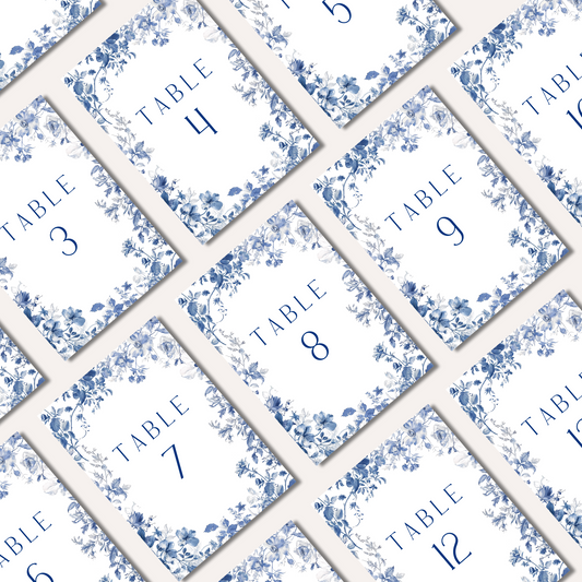 Table Numbers- Margot