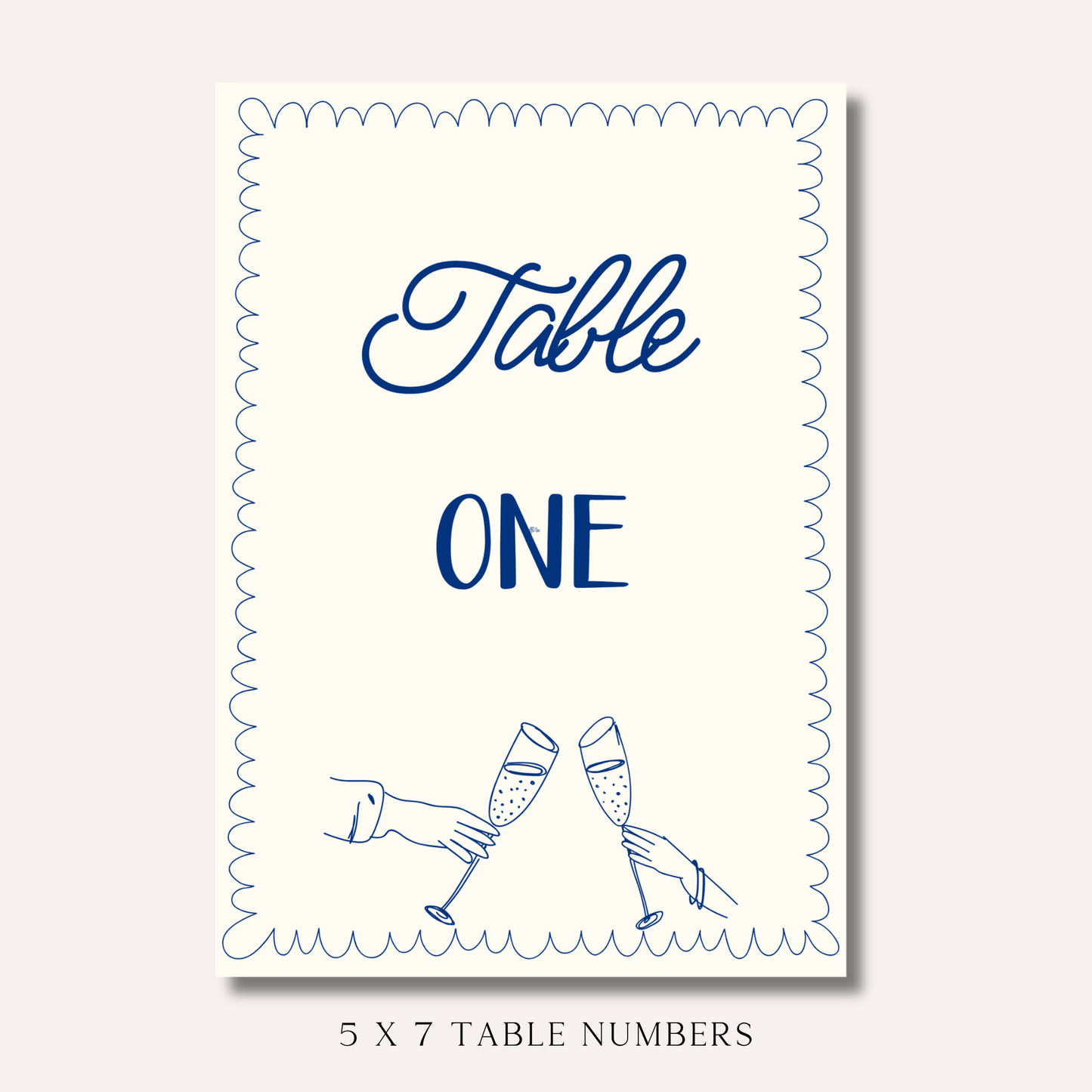 Table Numbers- Bonnie OG