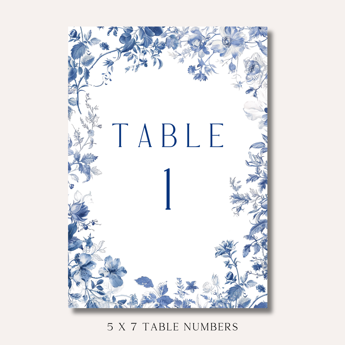 Table Numbers- Margot