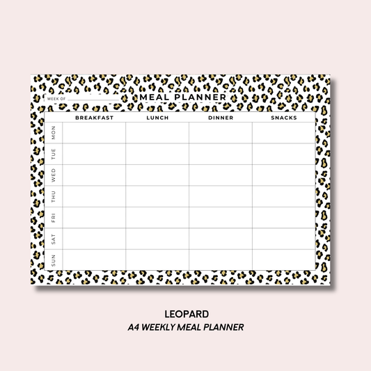 Leopard Meal Planner