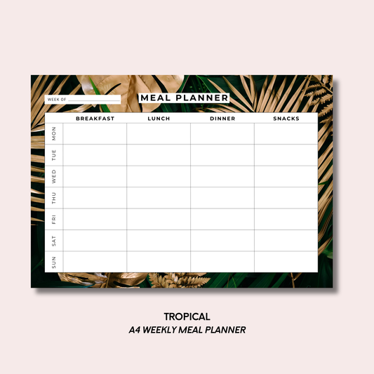 Tropical Meal Planner