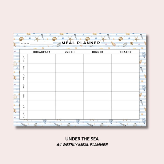 Under The Sea Meal Planner