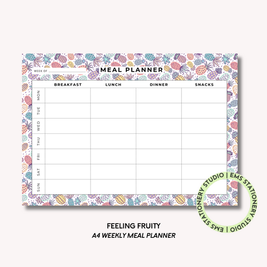 Feeling Fruity- A4 Meal Planner