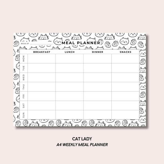 Cat Lady Meal Planner