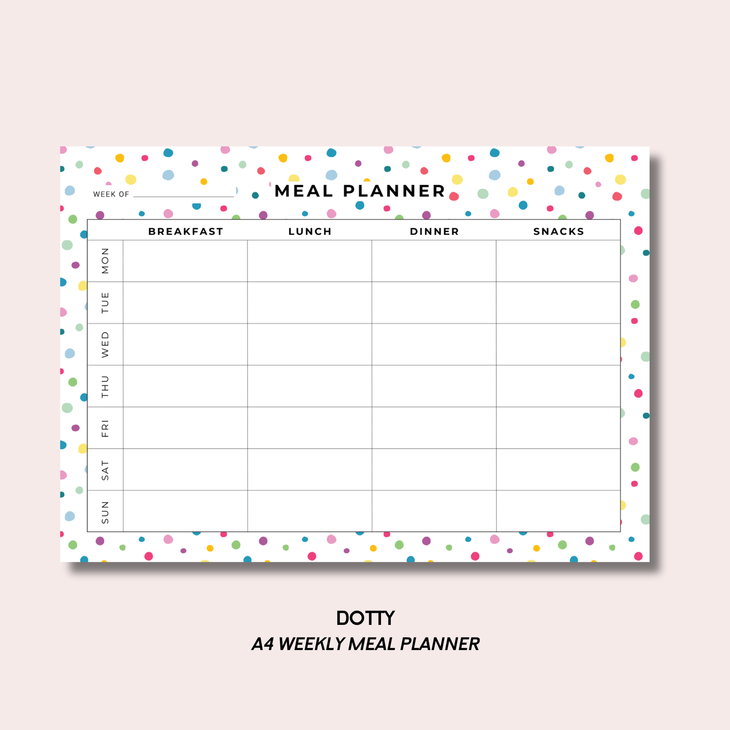 Dotty Meal Planner