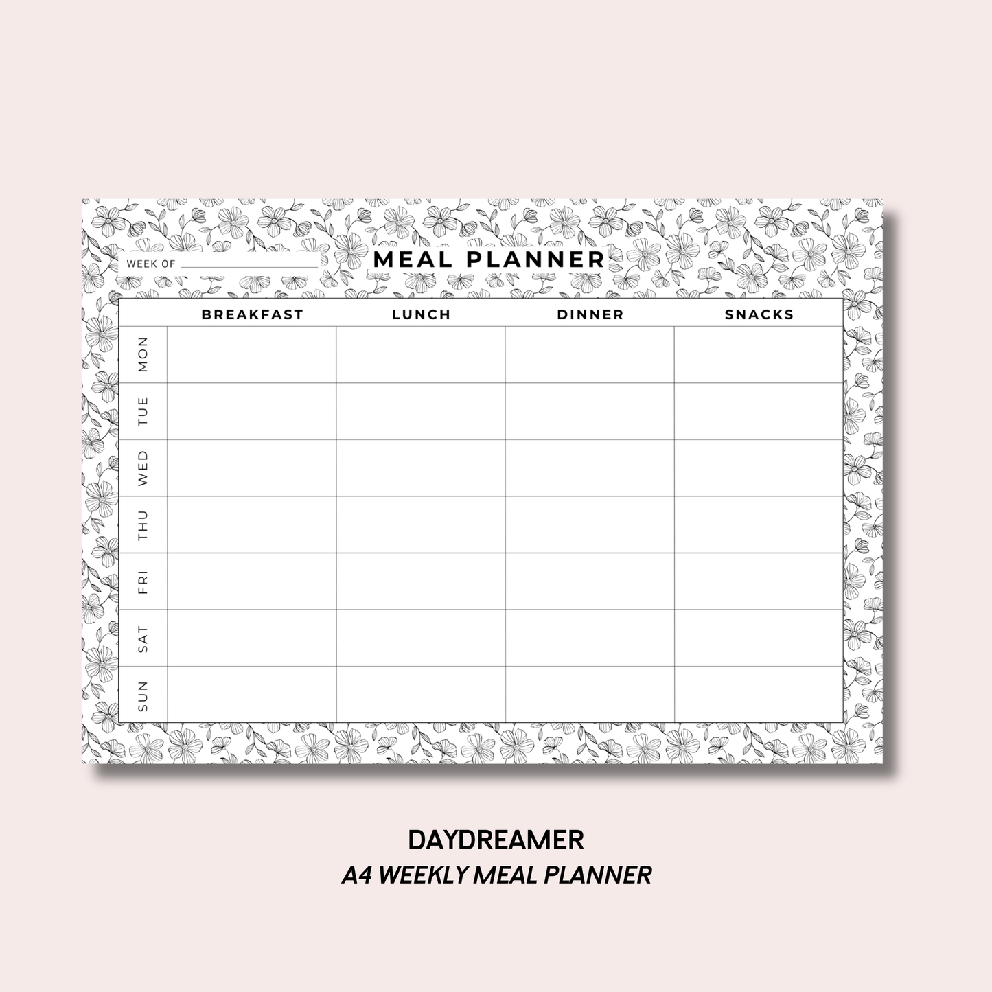 Daydreamer Meal Planner