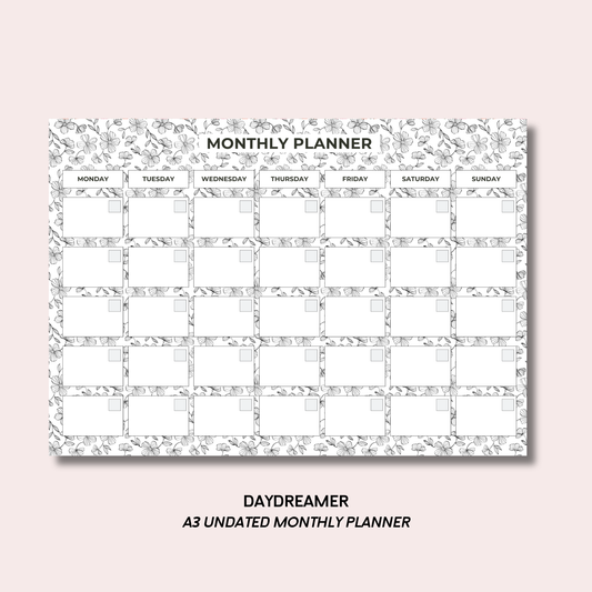 Daydreamer A3 Monthly Desk Pad