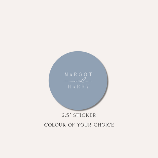 Margot Sticker Sheet (12 Stickers Per Sheet)