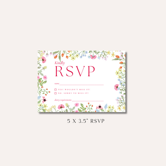 Millie RSVP Card