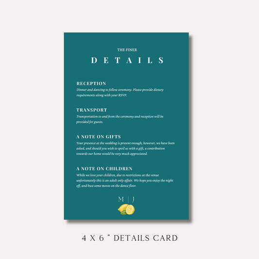 Molly Details Card
