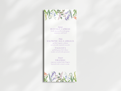 Olive Menu