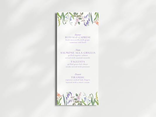 Olive Menu