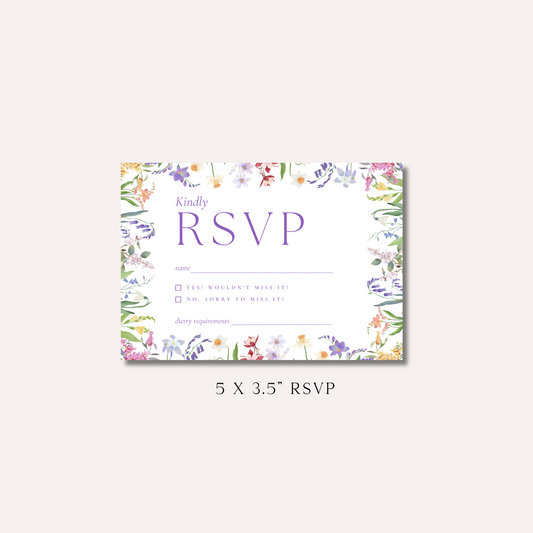 Olive RSVP Card