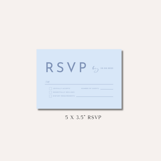 Flossie RSVP Card
