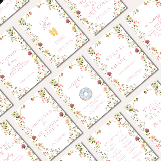 Poppy: Complete Sign Collection (Over 100 Signs 5X7") DIGITAL DOWNLOAD