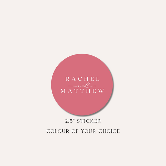 Rachel Sticker Sheet (12 Stickers Per Sheet)