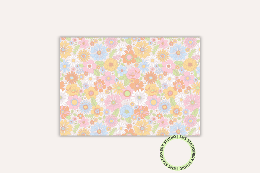 Mixed Retro Floral