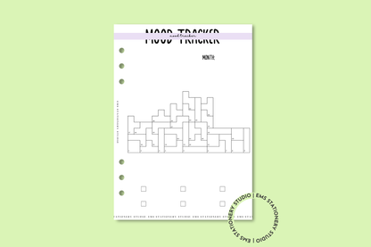 Tetris Monthly Mood Tracker